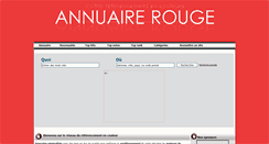 Desktop Screenshot of annuaire-rouge.info