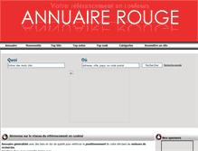 Tablet Screenshot of annuaire-rouge.info